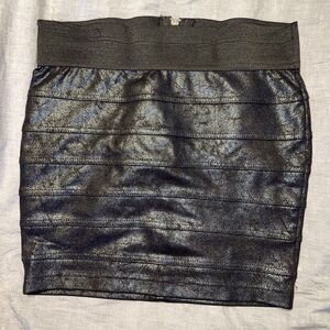3 FOR $15 🙌🏼 Black bandage mini skirt by Charlotte Russe size small Y2K